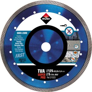 Disque diamant Rubi - TVA 125 a125x22,2x1,4mm