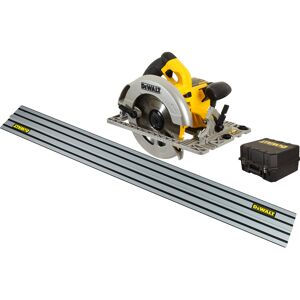 Scie circulaire Dewalt DWE576K-QS + rail de guidage 1600W Ø190mm