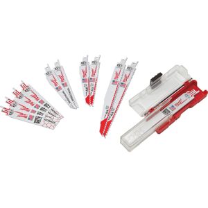 Coffret lames scie sabre Milwaukee assorties (12 pcs)