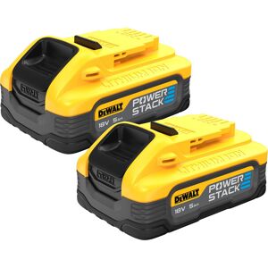 Pack de 2 batteries Powerstack XR 18V Dewalt 5Ah - DCBP518H2-XJ