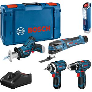 Bosch Pack 5 machines sans fil Bosch 0615990N1D 12V 2Ah Li-ion