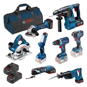 Bosch Pack 8 machines sans fil Bosch 0615990K9H 18V Li-ion 5Ah