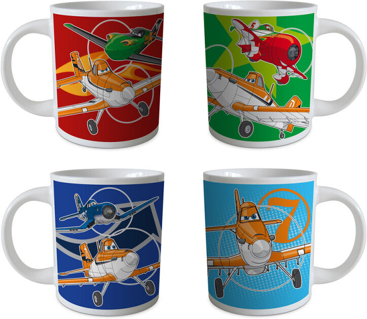 Coffret cadeau de 4 mugs Planes? Coffret cadeau de 4 mugs Planes?