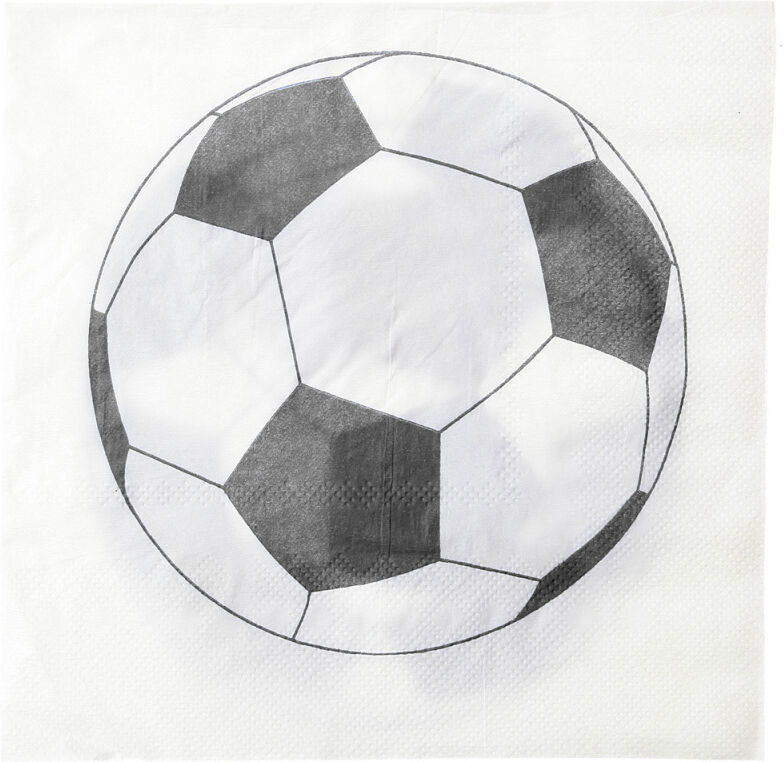 20 Serviettes de table Foot 20 Serviettes de table Foot