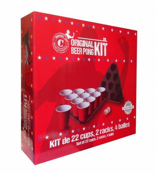 Unique Original Beer Pong KIT - ORIGINAL CUP Unique Original Beer Pong KIT - ORIGINAL CUP