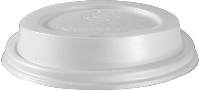 Duni 50 Couvercles en bio-plastique blanc biodégradable pour gobelets triple paroi 35 cl Duni 50 Couvercles en bio-plastique blanc biodégradable pour gobelets triple paroi 35 cl