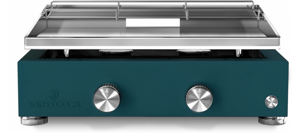 Plancha gaz inox 2 feux Simplicity