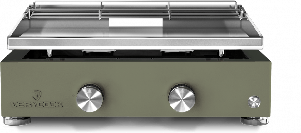 Plancha gaz inox 2 feux Simplicity