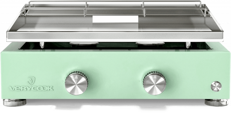 Plancha gaz inox 2 feux Simplicity