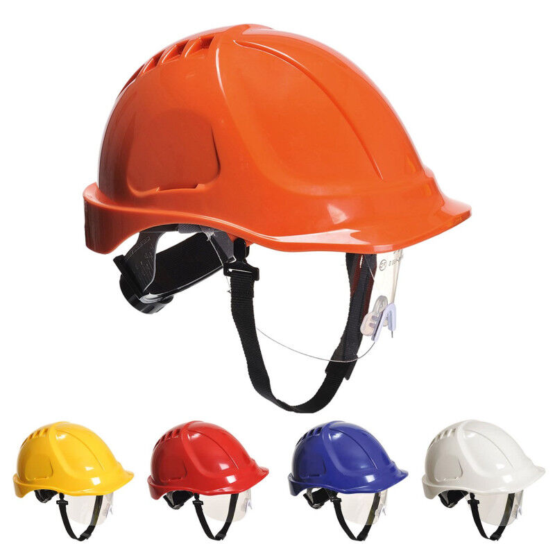 Casque de chantier avec visière Portwest