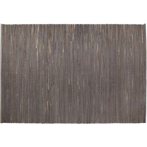 ZAGO Tapis 100% laine noir et argent 240 x 170 cm Raja