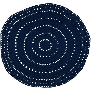 ZAGO Tapis bleu Ø120 cm Umaa