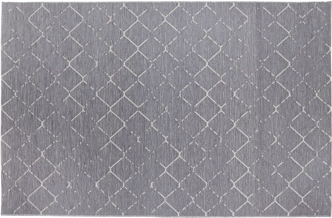 ZAGO Tapis polypropylène gris foncé 160 x 230 cm Bronx