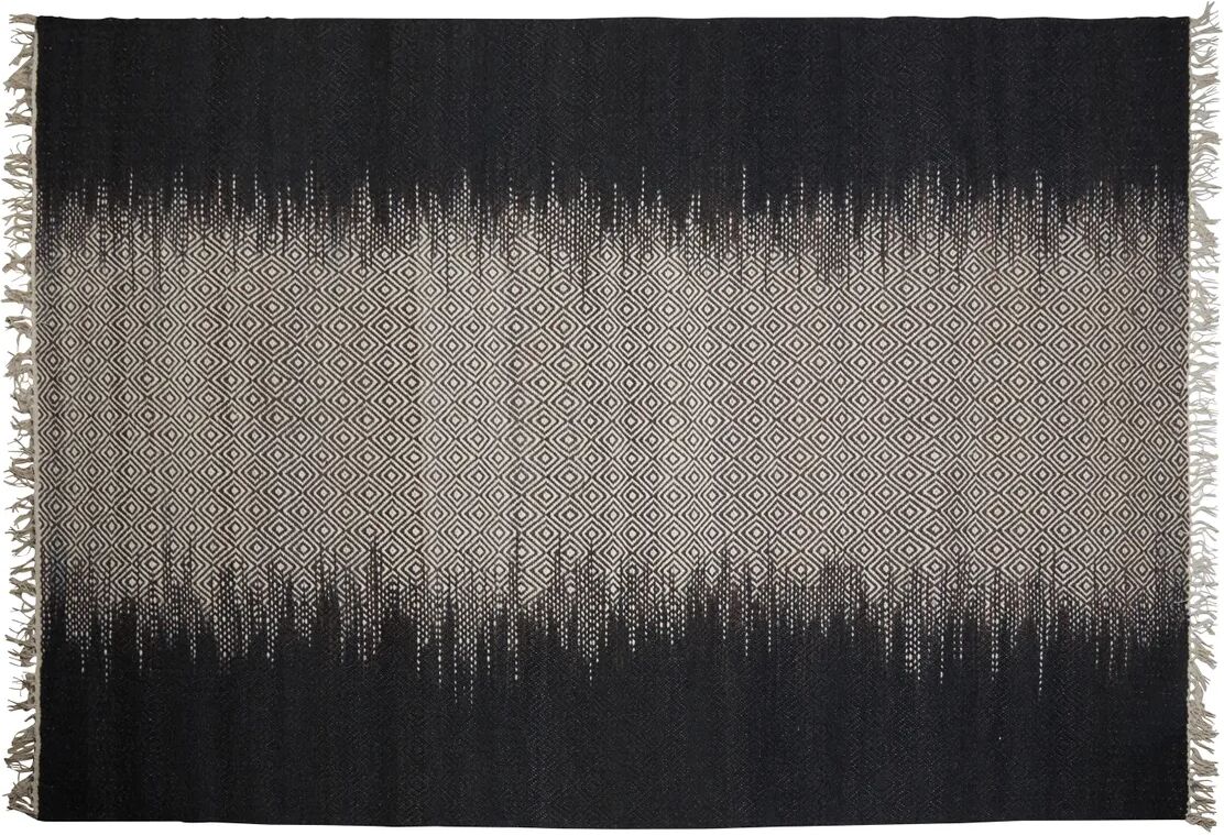 ZAGO Tapis 100% laine noir 240 x 170 cm Shade