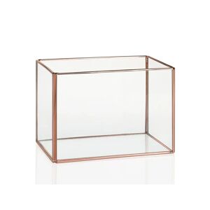 Zago Terrarium verre et cuivre rectangulaire - ZAGO - Publicité