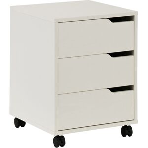 hjh OFFICE ORGANISER - Caisson sur roulettes Blanc