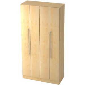 hjh OFFICE PRO SIGNA G 7400 RE - Érable Armoire à portes pliantes poignée de bastingage plastique