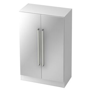 hjh OFFICE PRO SIGNA G 7550 CE - Armoire poignée chrome métal blanc/argent