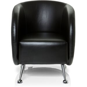 hjh OFFICE ST. LUCIA 1 places - Fauteuils lounges Noir