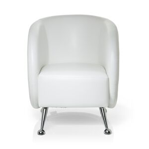 hjh OFFICE ST. LUCIA 1 places - Fauteuils lounges Blanc