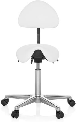 hjh OFFICE TOP WORK 20 - Siège technique Tabouret technique Blanc