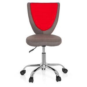 hjh OFFICE KIDDY COMFORT - Chaise pivotante pour des enfants gris /rouge