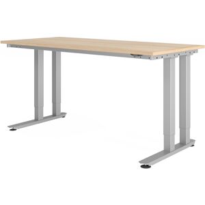 hjh OFFICE PRO RINO 18 S   180x80   Table pour charges lourdes - Chêne