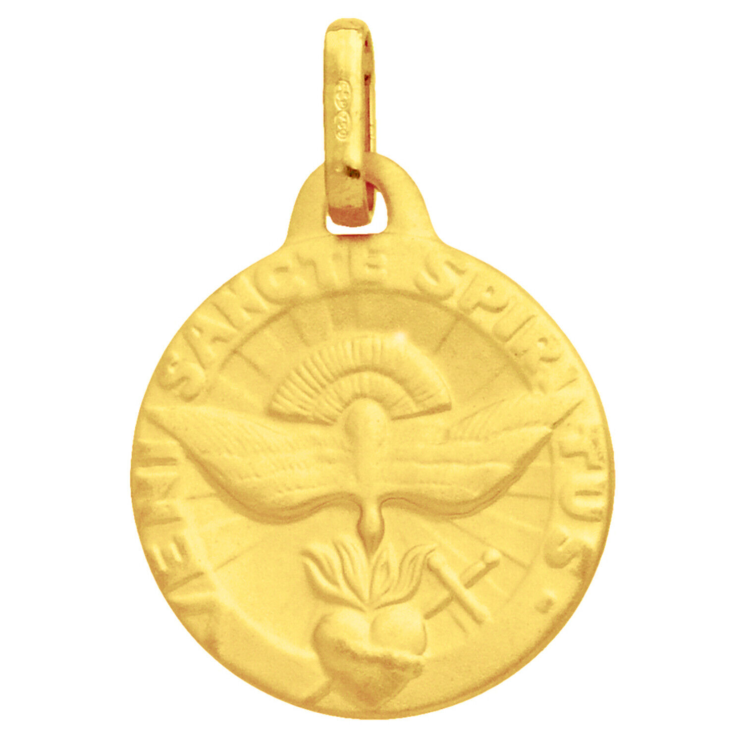 Mon Premier Bijou Médaille Saint Esprit - Or jaune 18ct
