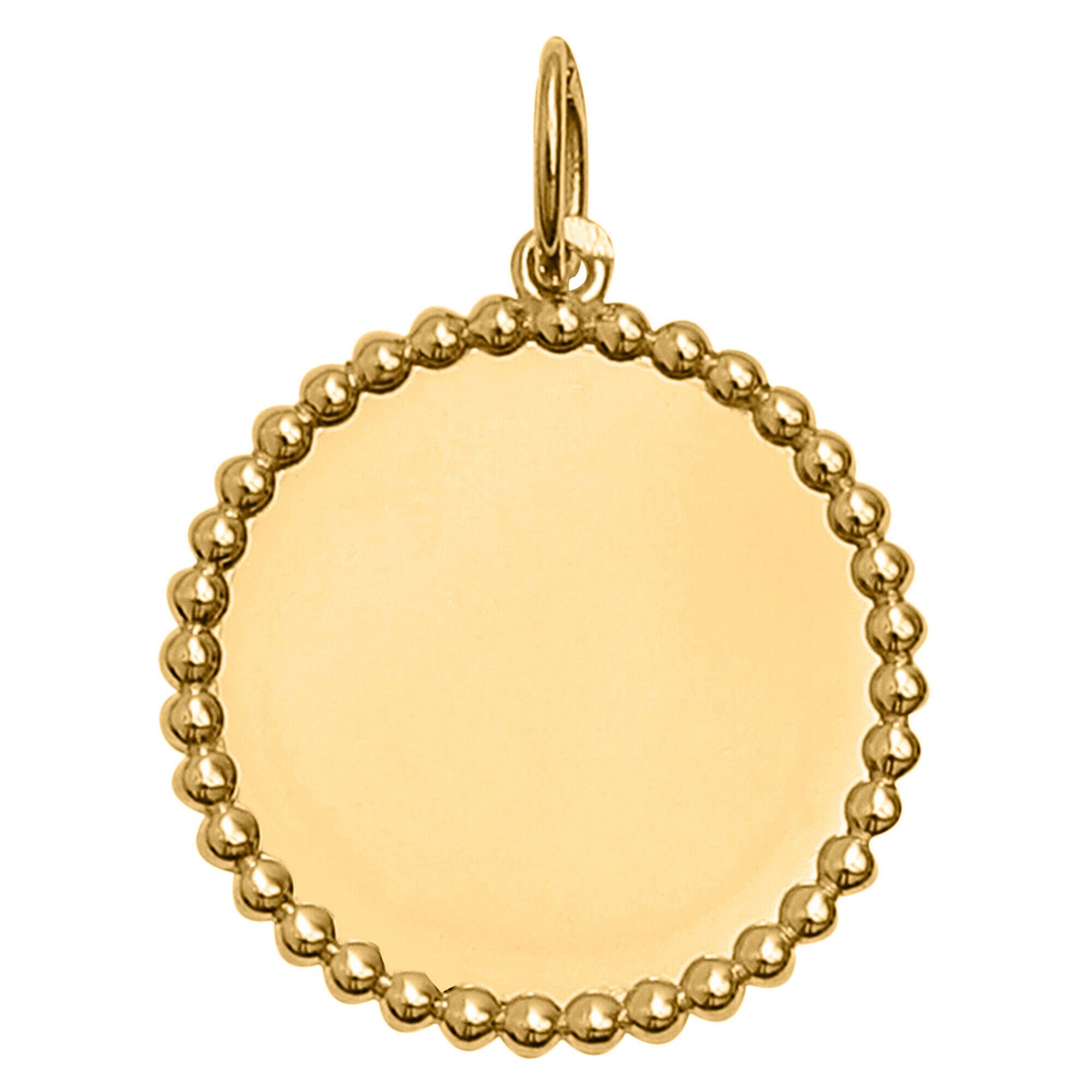 Mon Premier Bijou Médaille boules - Or jaune 18ct