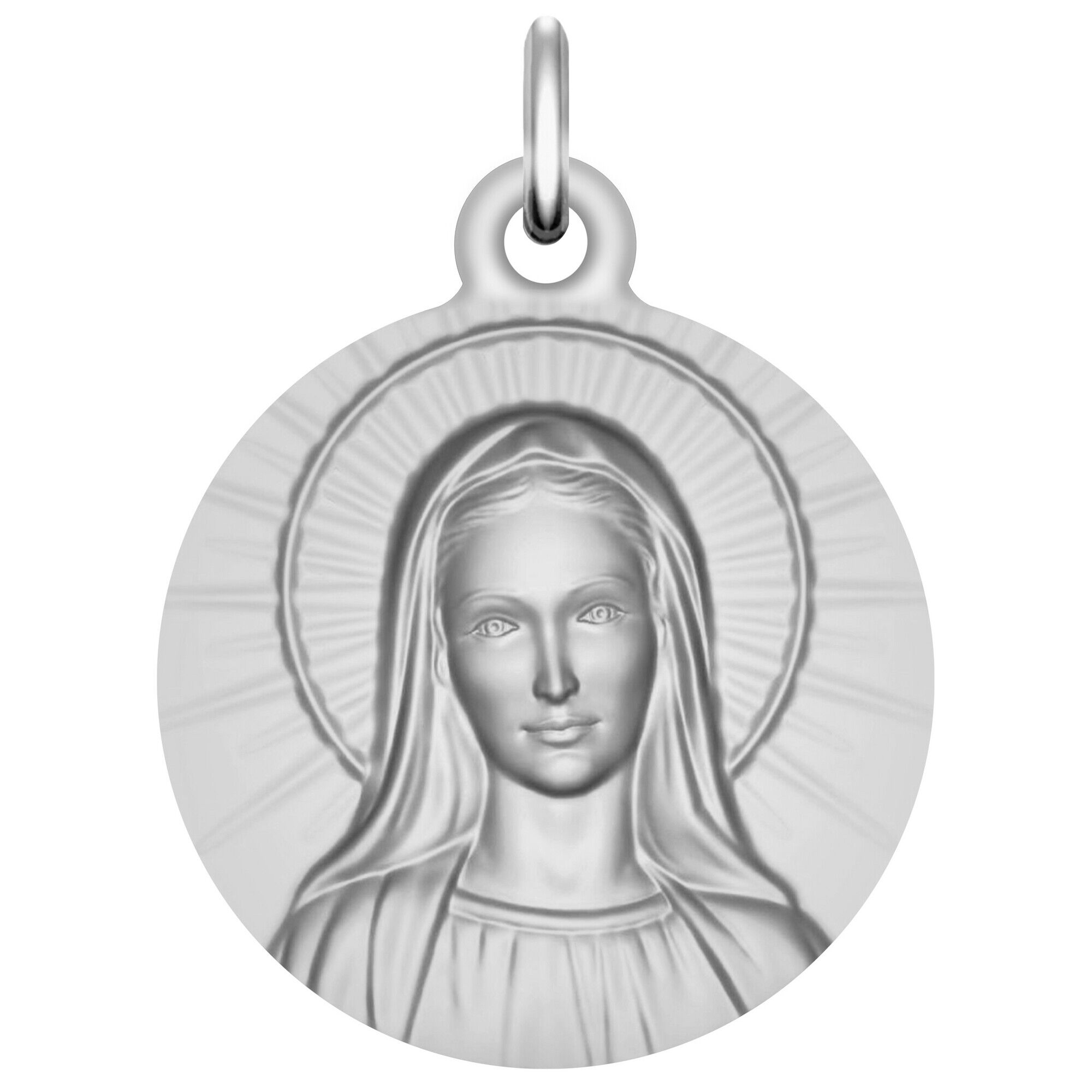 Maison de la Médaille Médaille Vierge Solaire - Argent massif