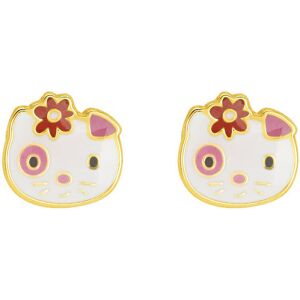 Mon Premier Bijou Boucles daoreilles chats - Vis - Or jaune 9ct