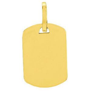 Mon Premier Bijou Pendentif plaque tonneau - Or jaune 18ct