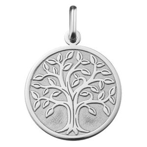 Mon Premier Bijou Medaille Arbre de vie majestueux - Or blanc 9ct