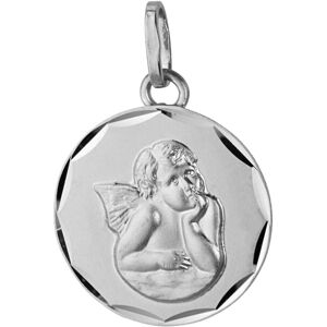 Mon Premier Bijou Medaille Ange - Or blanc 9ct