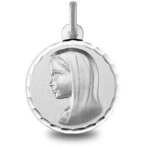 Mon Premier Bijou Medaille Vierge - Or blanc 9ct