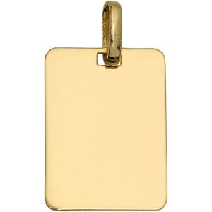 Mon Premier Bijou Pendentif plaque rectangle - Or jaune 18ct