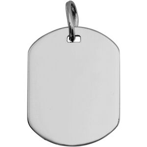 Mon Premier Bijou Pendentif plaque tonneau - Argent massif