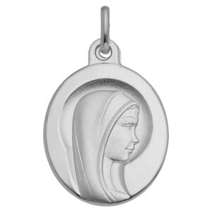 Mon Premier Bijou Medaille Vierge bienveillante - Or blanc 18ct