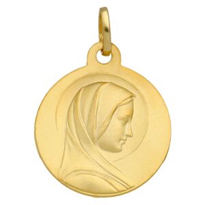 Mon Premier Bijou Medaille Vierge Marie au voile - Or jaune 9ct