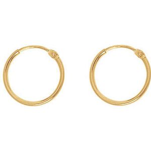 Mon Premier Bijou Boucles d?oreilles - creoles - Or jaune 9ct