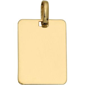 Mon Premier Bijou Pendentif plaque rectangle - Or jaune 9ct