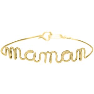 Mon Petit Atelier Bracelet jonc maman - gold filled 14ct