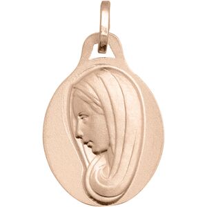 Mon Premier Bijou Medaille Vierge profil - Or rose 18ct