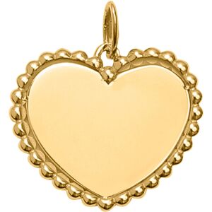 Mon Premier Bijou Pendentif coeur boules - Or jaune 18ct