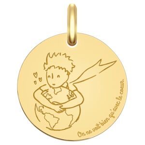 Maison de la Medaille Medaille Petit Prince save the planet - Or jaune 9ct