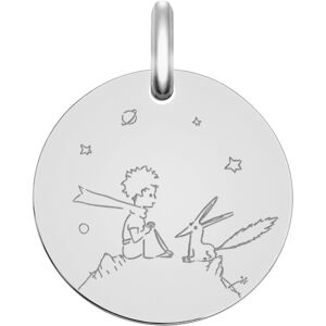 Maison de la Medaille Medaille Petit Prince au renard - Or blanc 18ct