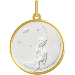 Maison de la Medaille Medaille Petit Prince sur la lune - Or jaune 18ct & nacre