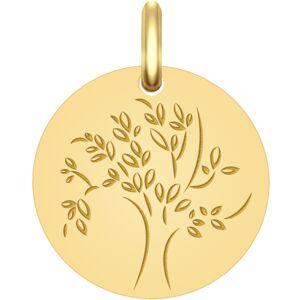 Mon Premier Bijou Medaille Arbre de vie captivant - Or jaune 18ct