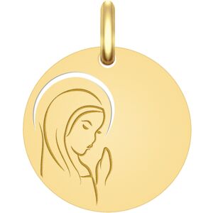 Mon Premier Bijou Medaille Vierge purete - Or jaune 9ct