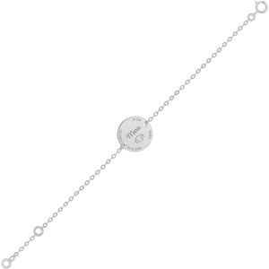 Mon Premier Bijou Bracelet de naissance - Or blanc 9ct